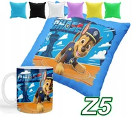 Gadżety dla niej i dla niego - ZESTAW KUBEK + POSZEWKA Z NADRUKIEM PSI PATROL PIESKI+ IMIĘ - miniaturka - grafika 1