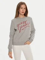Bluzy damskie - Guess Bluza W4BQ17 KC811 Szary Regular Fit - miniaturka - grafika 1