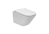 Miski WC - Roca Gap Toaleta WC podwieszana 48x34,7 cm Rimless bez kołnierza z powłoką biała A34647AS00 - miniaturka - grafika 1