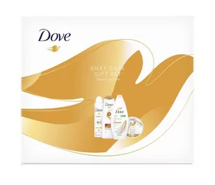 DOVE Zestaw prezentowy SILK NOURISHING (deo spray 150 ml + żel 250 ml + krem 300 ml + szampon 250 ml) - Zestawy kosmetyków damskich - miniaturka - grafika 1