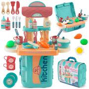 Zabawki AGD - Kuchnia z walizką dla dzieci Ricokids 772901 - miniaturka - grafika 1