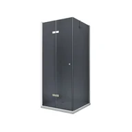 Kabiny prysznicowe - MEXEN LIMA SKŁADANE GREY 90x70 856-100-070-01-40 - miniaturka - grafika 1