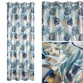 Zasłony - Zasłona 140 x 250 Dekoracyjna Przel Malta Gran+Zł - miniaturka - grafika 1