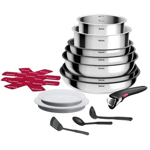 Zestaw patelni TEFAL Ingenio Cook Eat (15 elementów) - Zestawy garnków i patelni - miniaturka - grafika 1