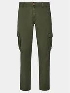 Spodnie męskie - Blend Spodnie materiałowe 20716450 Zielony Slim Fit - miniaturka - grafika 1