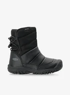 Buty dla chłopców - Buty dziecięce Keen Puffrider WP - black/steel grey - miniaturka - grafika 1