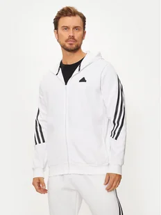 adidas Bluza Future Icons 3-Stripes JJ4158 Biały Regular Fit - Bluzy męskie - miniaturka - grafika 1