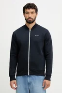 Bluzy męskie - Pepe Jeans bluza męska kolor granatowy gładka PM5800010 - miniaturka - grafika 1