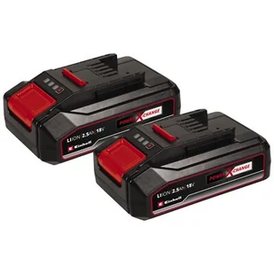 EINHELL akumulator 2x 18V 2,5 Ah PXC Twinpack CB - Akcesoria do elektronarzędzi - miniaturka - grafika 1