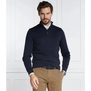 Calvin Klein Wełniany sweter Regular Fit - Swetry męskie - miniaturka - grafika 1