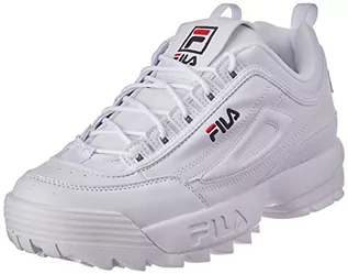 Trampki męskie - Fila Męskie Trampki Disruptor Low-Top, Biały, 43 EU - grafika 1