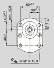 Pompa hydrauliczna zębata Presko 16cm3 + 11cm3 - Akcesoria do hydrauliki siłowej - miniaturka - grafika 5
