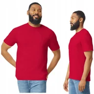Koszulki męskie - T-shirt Koszulka Męska Bawełna SOFTSTYLE Gildan GI64000 CHERRY RED 2XL - miniaturka - grafika 1