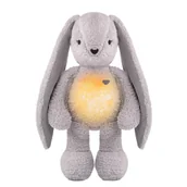 Szumiące zabawki - Szumisie, Królik z lampką i termoforkiem 5w1, szary - miniaturka - grafika 1