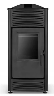 Piec kominek kocioł na pellet 4,3-14,3kW z płaszczem wodnym 2,4-12,2kW (kolor: czarny) - spełnia anty-smogowy EkoProjekt 99681706 - Piece wolnostojące - miniaturka - grafika 3