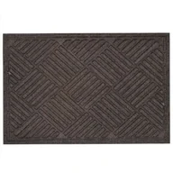 Wycieraczki - Wycieraczka materiałowa 80 x 120 cm szaro-brązowy - miniaturka - grafika 1