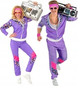 Stroje karnawałowe - Kostium Disco Retro Lata 80 Szejka Przebranie Halloween Strój Lata 80 S - miniaturka - grafika 1