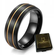 Pierścionki - PIERŚCIEŃ OBRĄCZKA z Wolframu WOLFRING EU25 US11 - miniaturka - grafika 1