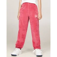 Spodnie sportowe damskie - Tommy Hilfiger Spodnie dresowe | Regular Fit - miniaturka - grafika 1