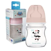 Butelki dla niemowląt - CANPOL BABIES BUTELKA SZEROKA ANTYKOLKOWA 120ml EXOTIC +0m - miniaturka - grafika 1