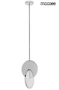 Lampy sufitowe - MOOSEE lampa wisząca DISCO srebrna - miniaturka - grafika 1