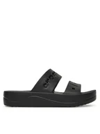 Klapki i japonki męskie - Crocs Klapki BAYA PLATFORM SANDAL 208188-001 Czarny - miniaturka - grafika 1