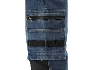 SPODNIE ROBOCZE MONTERSKIE STRETCH JEANS DARK BLUE ROZM. XL - Odzież robocza - miniaturka - grafika 10