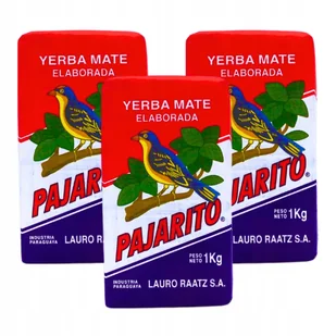 Zestaw 3 x Yerba Mate Pajarito Elaborada Con Palo Tradicional 1 kg - Yerba Mate - miniaturka - grafika 1