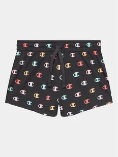 Champion Szorty sportowe 404616 Czarny Regular Fit - Spodenki damskie - miniaturka - grafika 1