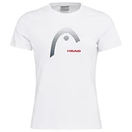 Koszulki i topy damskie - HEAD Koszulka damska Club Lara w T-shirt (1 opakowanie) - miniaturka - grafika 1