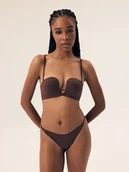 Biustonosze - Biustonosz push-up Novelty Esotiq brązowy 80C - miniaturka - grafika 1