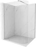 Ścianki i drzwi prysznicowe - Mexen Kioto ścianka prysznicowa zaokrąglona Walk-in 130 x 200 cm, transparent 8 mm, chrom - 800-130-101-01-06 - miniaturka - grafika 1