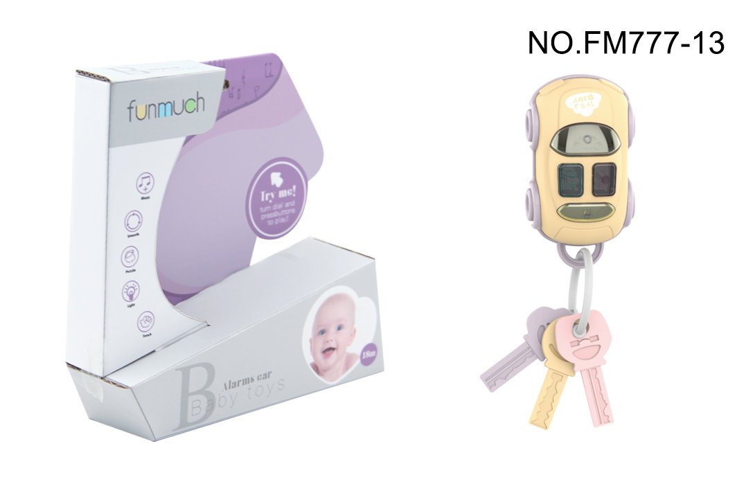 Błyszczący Zestaw Kluczy i Brelok dla Dzieci z Światełkiem