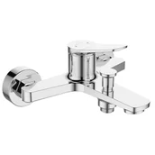 Baterie wannowe i prysznicowe - Invena Bateria wannowa chrom Nestos - miniaturka - grafika 1