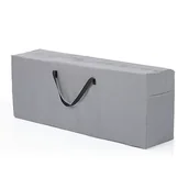 Poduszki ogrodowe - Hoberg Tapicerowana torba do przechowywania | pasuje na 4 poduszki z wysokim oparciem | bardzo długi zamek błyskawiczny, wytrzymała, odporna na warunki atmosferyczne | [130 x 50 x 32 cm] - miniaturka - grafika 1