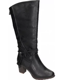 KOZAKI RIEKER - 970026-01 BLACK - Rieker - Kozaki damskie - miniaturka - grafika 1