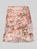 Spódnice - Spódnica mini z kwiatowym nadrukiem model ‘VANESSA’ - miniaturka - grafika 1