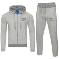 Dresy męskie - Adidas Originals komplet dresowy szary męski oryginał AB7587/AB7581 S - miniaturka - grafika 1