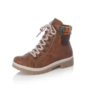 Botki damskie - Rieker Damskie sztyblety Y9430 - miniaturka - grafika 1