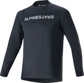 Koszulki męskie - Alpinestars Koszulka długi rękaw ALPINESTARS A-ARIA SWITCH LS JERSEY, Black Rozmiar: S - miniaturka - grafika 1
