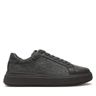 Sneakersy męskie - Sneakersy Calvin Klein Low Top Lace Up Wool HM0HM01597 Szary - miniaturka - grafika 1