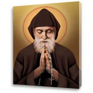 Ikony i obrazy sakralne - Obraz religijny na płótnie Święty Charbel - miniaturka - grafika 1