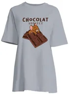 Piżamy damskie - Tom&Jerry Damska koszula nocna, Kremowy Niebieski, S - miniaturka - grafika 1