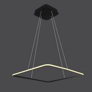 Lampy sufitowe - Altavola Design ADesign Lampa wisząca Ledowe kwadraty No. 1 out 3k czarna LA079/P_60_out_3k_black - miniaturka - grafika 1