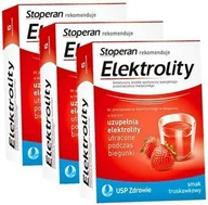 Układ pokarmowy - USP Zdrowie SP Z O.O Elektrolity o smaku truskawkowym 3 x 7 saszetek - miniaturka - grafika 1
