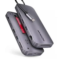 Stacje dokujące i replikatory portów - Axagon USB 12 in1 10Gbps, 3x USB-A, USB-C, HDMI, DP, RJ-45, M. - WYPRZEDAŻ - ostatnie sztuki tego produktu. Nie zwlekaj - miniaturka - grafika 1