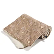 Koce i narzuty dla dzieci - La Millou Ciepły Koc Velvet BANDANA MOCCA L - miniaturka - grafika 1