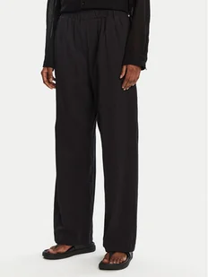 Seafolly Spodnie materiałowe Crinkle 55430-PA Czarny Relaxed Fit - Spodnie damskie - miniaturka - grafika 1