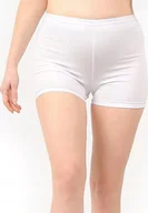 Legginsy - Szorty Legginsy damskie Kolarki Krótkie Spodenki Białe L - miniaturka - grafika 1