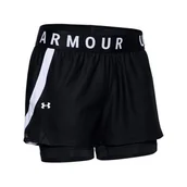 Spodenki damskie - Spodenki damskie Under Armour  Play Up 2-in-1 Shorts black S - miniaturka - grafika 1